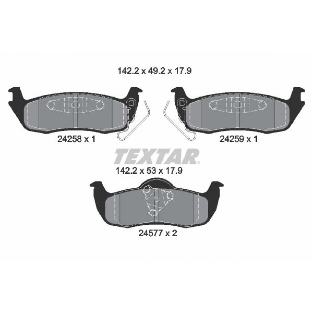 TEXTAR ΔΙΣΚΟΦΡΕΝΑ JEEP