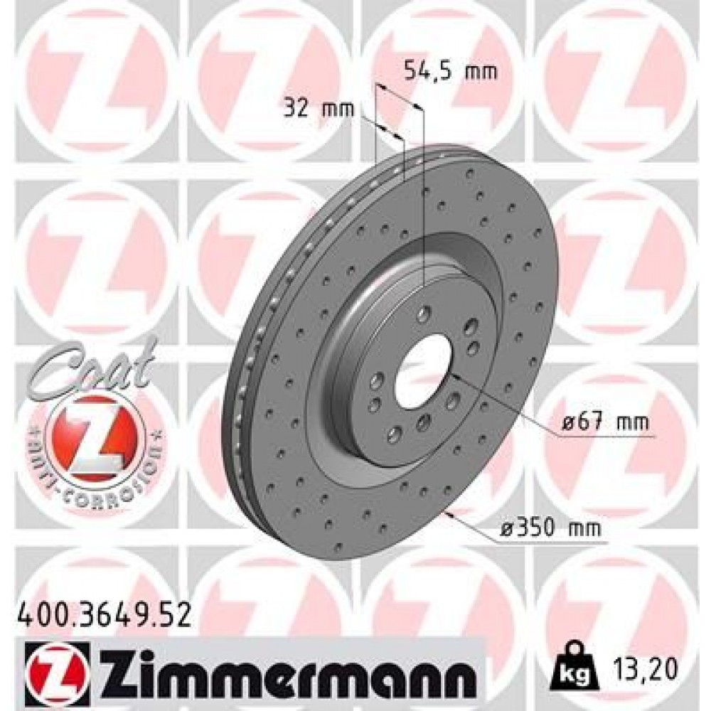 ZIMMERMANN ΔΙΣΚ/ΚΕΣ -1- SPORT MERCEDES ZIMMERMANN ΔΙΣΚ/ΚΕΣ -1- SPORT MERCEDES