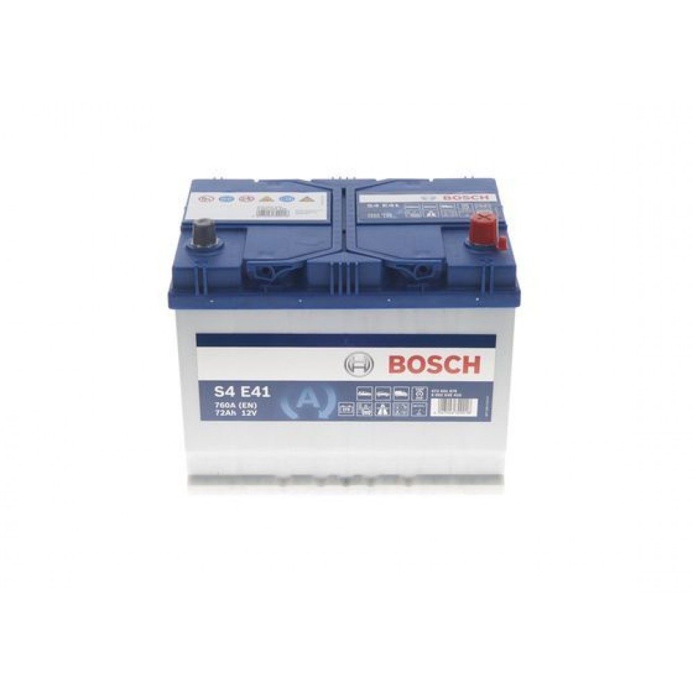 BOSCH ΜΠΑΤΑΡΙΑ S4Ε BLUE LINE EFB START-STOP (72Ah/760A) ΔΕΞ. 261x175x219