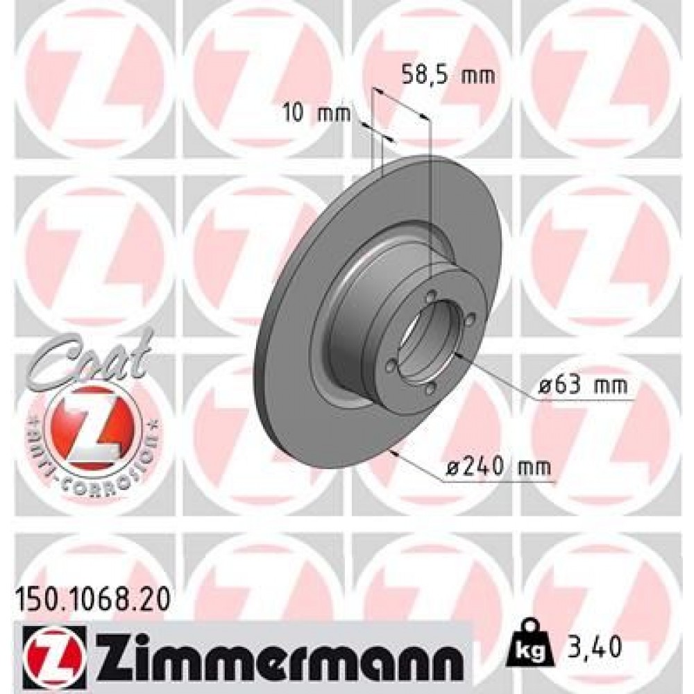 ZIMMERMANN ΔΙΣ/ΚΕΣ BMW COAT Z ZIMMERMANN ΔΙΣ/ΚΕΣ BMW COAT Z
