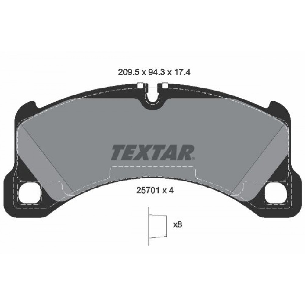 TEXTAR ΔΙΣΚΟΦΡΕΝΑ PORSCHE