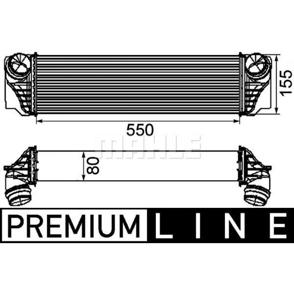 MAHLE-BEHR ΨΥΓΕΙΟ INTERCOOLER MAHLE-BEHR ΨΥΓΕΙΟ INTERCOOLER
