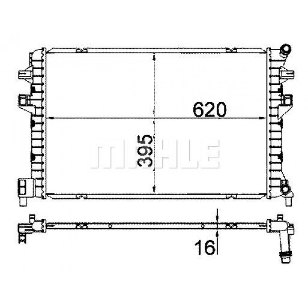 MAHLE-BEHR ΨΥΓΕΙΟ ΜΗΧΑΝΗΣ MAHLE-BEHR ΨΥΓΕΙΟ ΜΗΧΑΝΗΣ