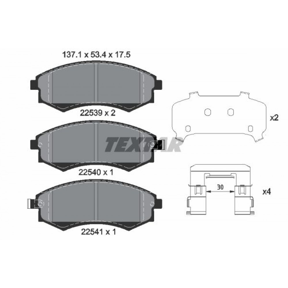 TEXTAR ΔΙΣΚΟΦΡΕΝΑ KIA