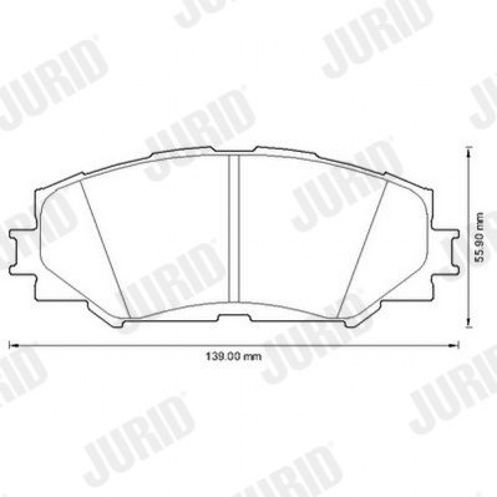 ΣΕΤ ΤΑΚΑΚΙΑ (WHITE - CERAMIC) TOYOTA-SUBARU ΣΕΤ ΤΑΚΑΚΙΑ (WHITE - CERAMIC) TOYOTA-SUBARU
