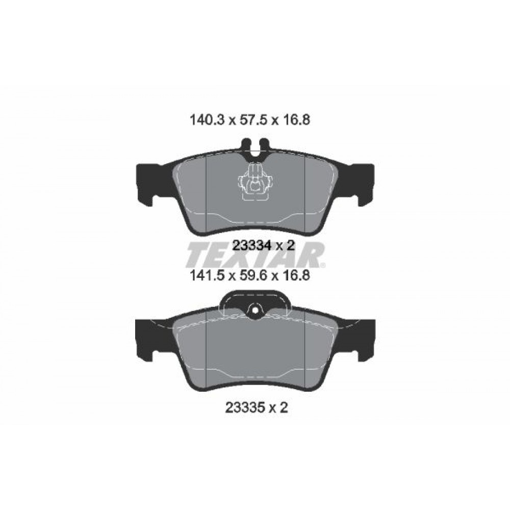 TEXTAR (991 00) ΔΙΣΚΟΦΡΕΝΑ MERCEDES