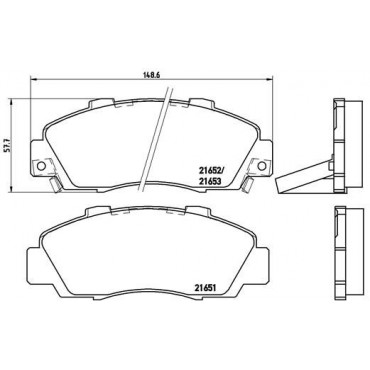 ΣΕΤ ΤΑΚΑΚΙΑ ΦΡ.ROVER 620(+ABS)