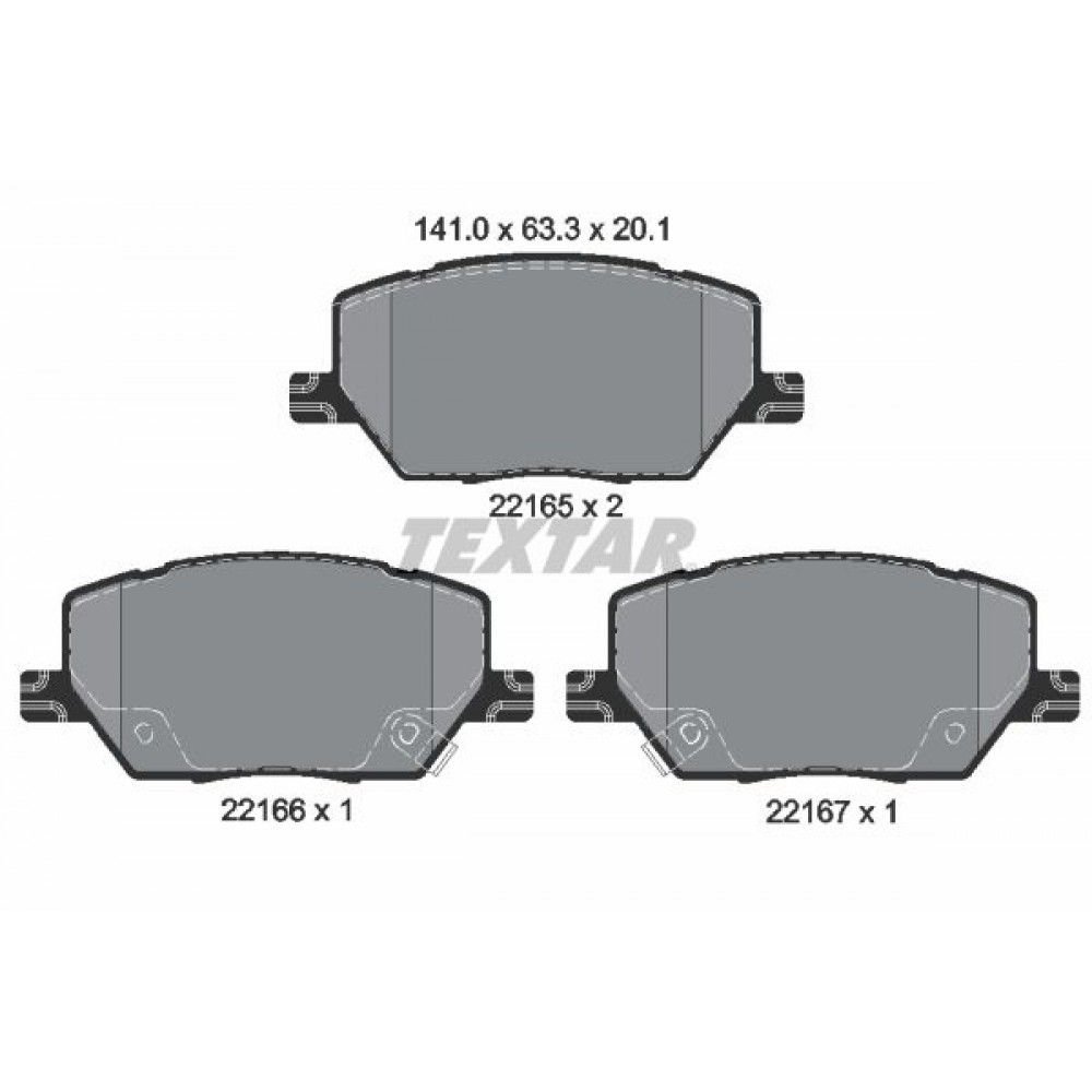 TEXTAR ΔΙΣΚΟΦΡΕΝΑ JEEP