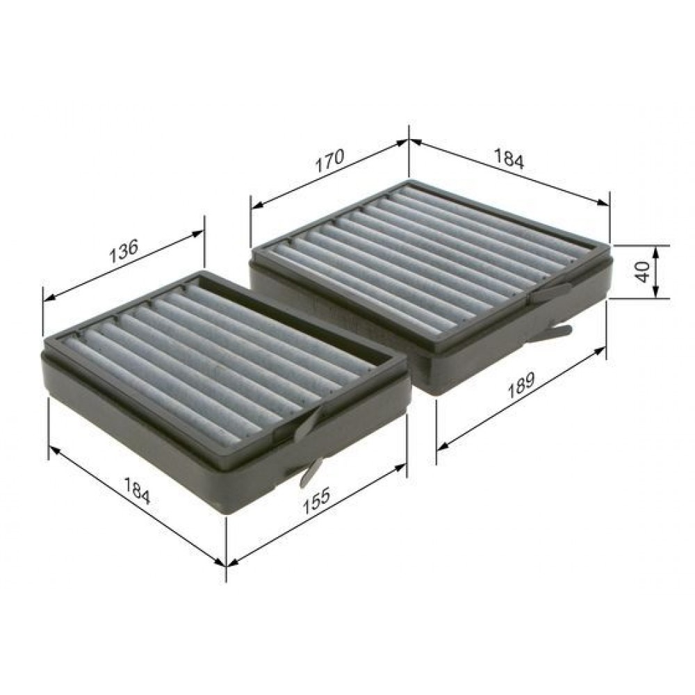 BOSCH ΦΙΛΤΡΟ ΚΑΜΠΙΝΑΣ MERCEDES