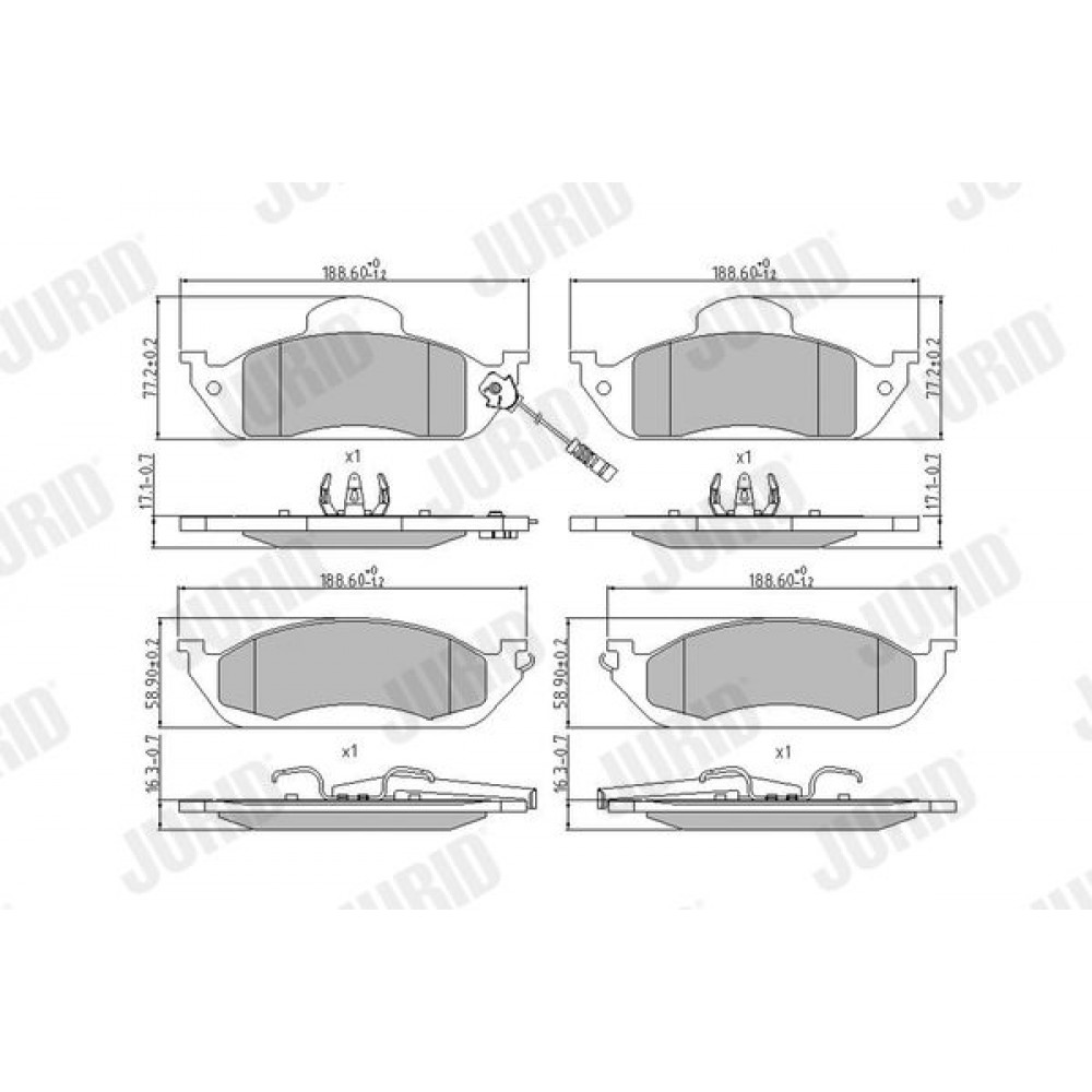 Brake Pad Set, disc brake