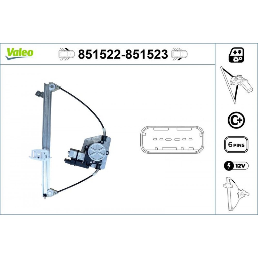 VALEO ΓΡΥΛΟΣ ΠΑΡΑΘΥΡΟΥ