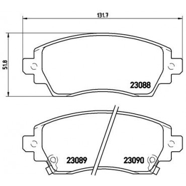 ΣΕΤ ΤΑΚ. TOYOTA COROLLA 1,316V