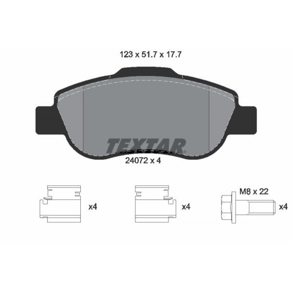 TEXTAR (1100 00) ΔΙΣΚΟΦΡΕΝΑ FIAT TEXTAR (1100 00) ΔΙΣΚΟΦΡΕΝΑ FIAT