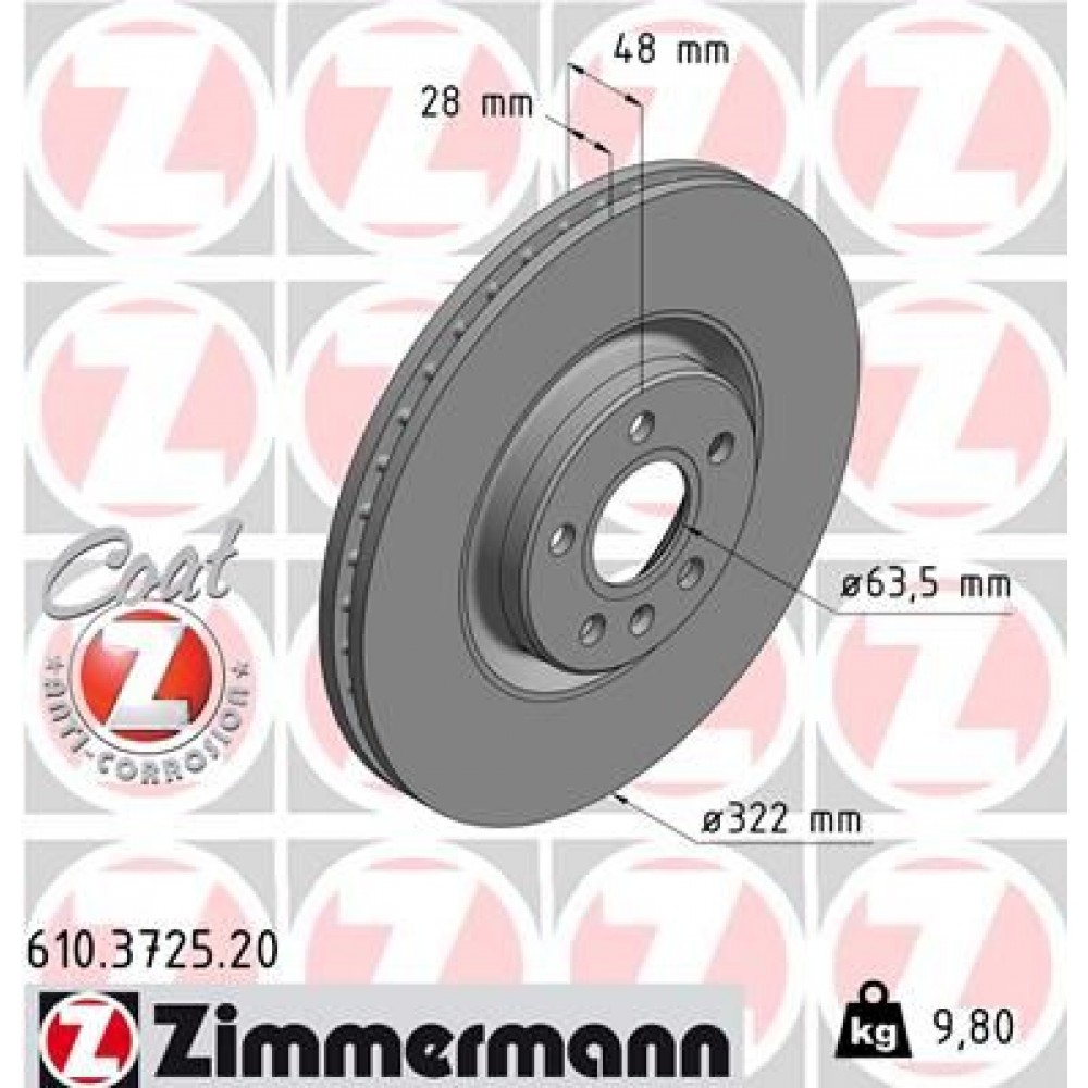 ZIMMERMANN ΔΙΣ/ΚΕΣ VOLVO COAT Z ZIMMERMANN ΔΙΣ/ΚΕΣ VOLVO COAT Z
