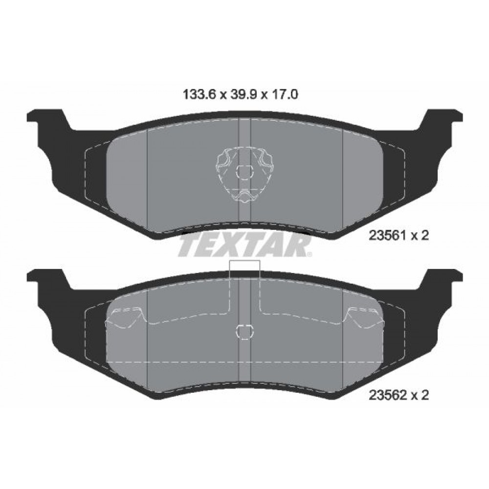 TEXTAR (482 00) ΔΙΣΚΟΦΡΕΝΑ CHRYSLER TEXTAR (482 00) ΔΙΣΚΟΦΡΕΝΑ CHRYSLER