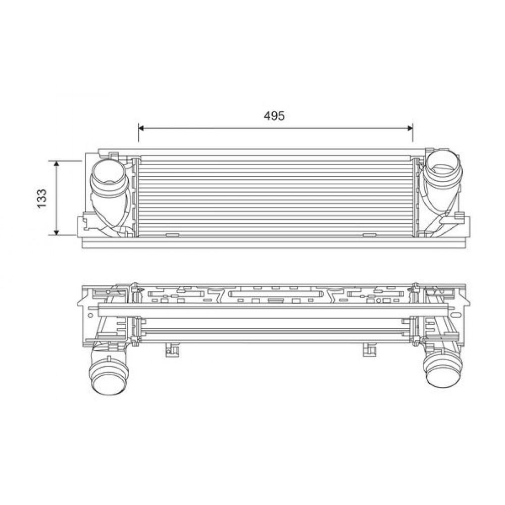VALEO ΨΥΓΕΙΟ INTERCOOLER