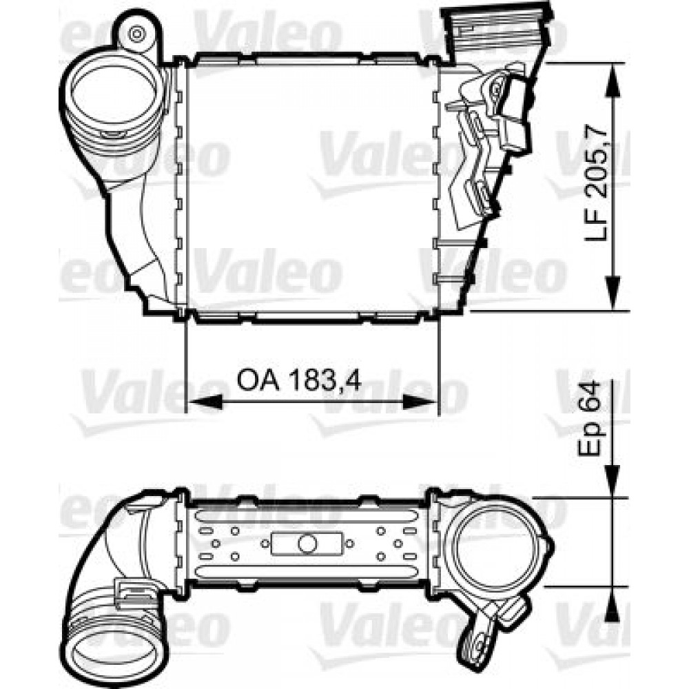 ΨΥΓ.INTERCOOLER AUDI A3 1.9D ΨΥΓ.INTERCOOLER AUDI A3 1.9D