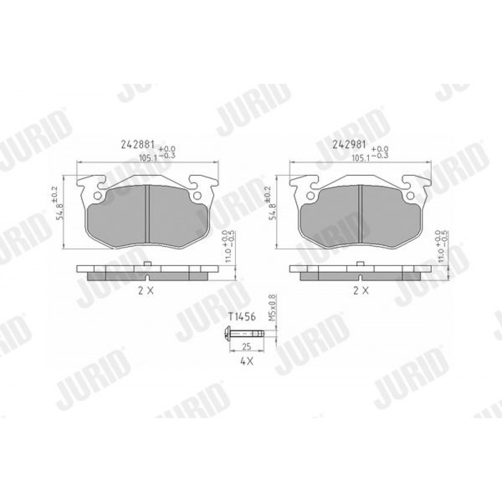 Σετ τακάκια, δισκόφρενα