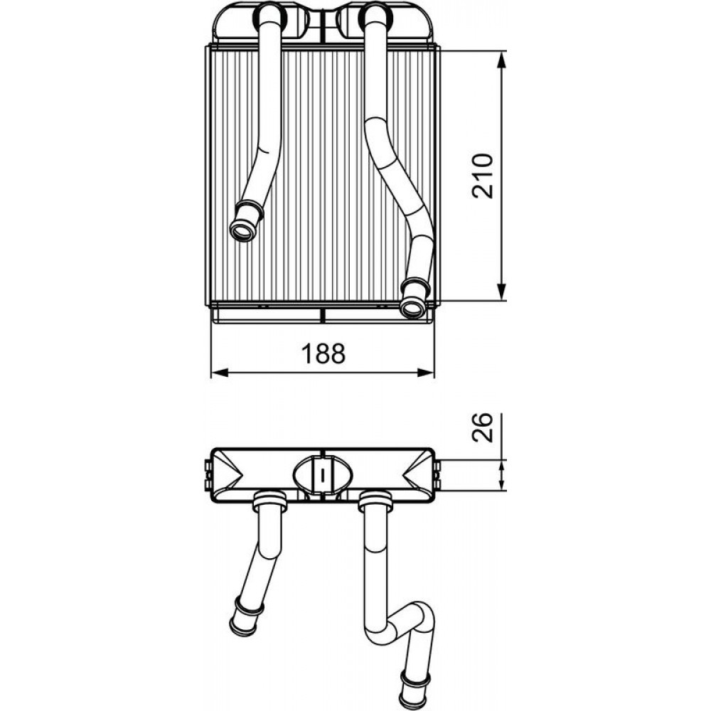 VALEO ΨΥΓΕΙΟ ΚΑΛΟΡΙΦΕΡ VAG