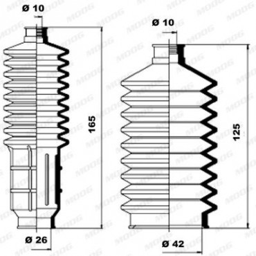 KIT Φ. ΚΡΕΜ. FIAT 127-128 (R+L)