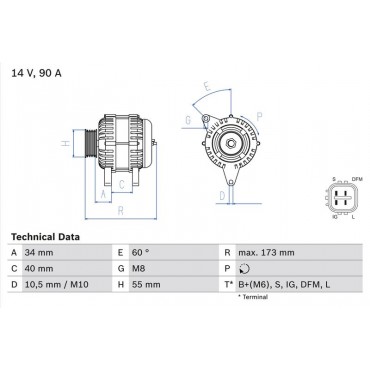 BOSCH BX ΔΥΝΑΜΟ TOYOTA