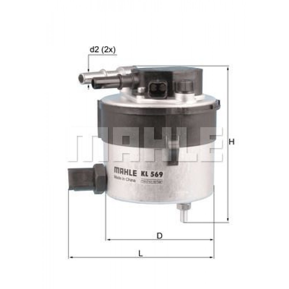 MAHLE ΦΙΛΤΡΑ ΚΑΥΣΙΜΟΥ FORD