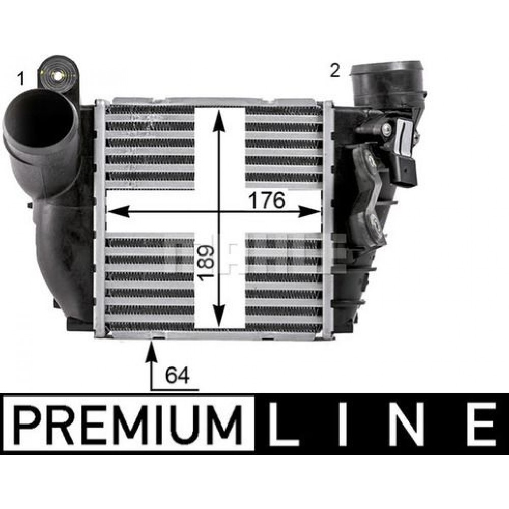 MAHLE-BEHR ΨΥΓΕΙΟ INTERCOOLER MAHLE-BEHR ΨΥΓΕΙΟ INTERCOOLER