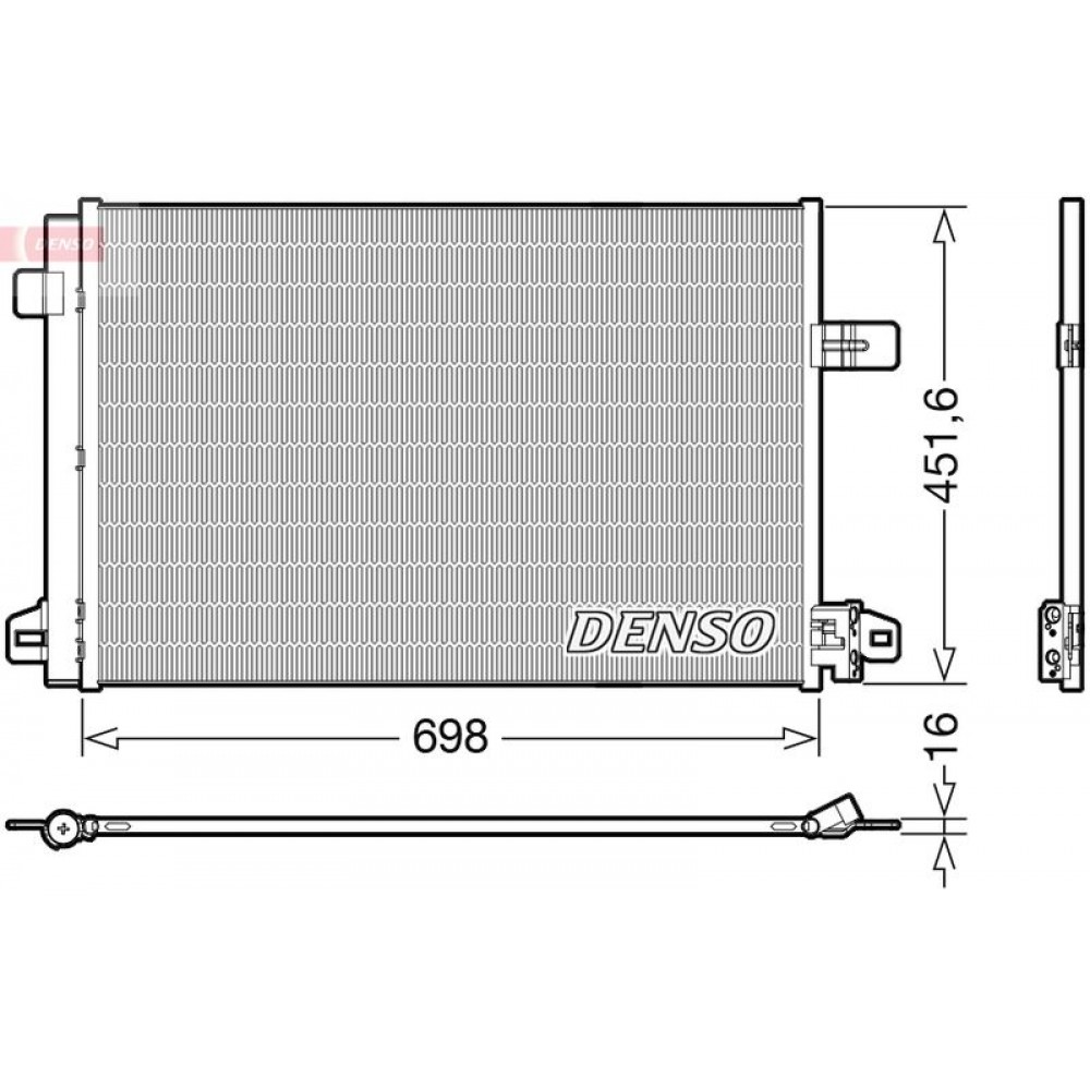 ΨΥΓΕΙΟ A/C VW TRANSPORTER VI 2.0 TDI 15> DENSO ΨΥΓΕΙΟ A/C VW TRANSPORTER VI 2.0 TDI 15> DENSO