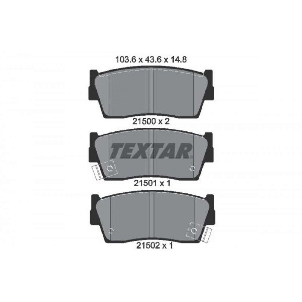TEXTAR (289 02) ΔΙΣΚΟΦΡΕΝΑ SUZUKI TEXTAR (289 02) ΔΙΣΚΟΦΡΕΝΑ SUZUKI