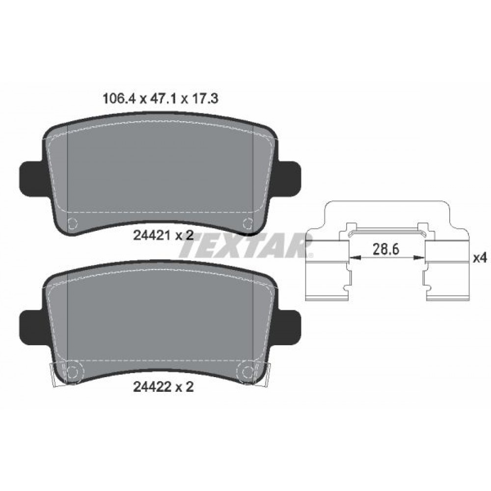 TEXTAR ΔΙΣΚΟΦΡΕΝΑ OPEL TEXTAR ΔΙΣΚΟΦΡΕΝΑ OPEL