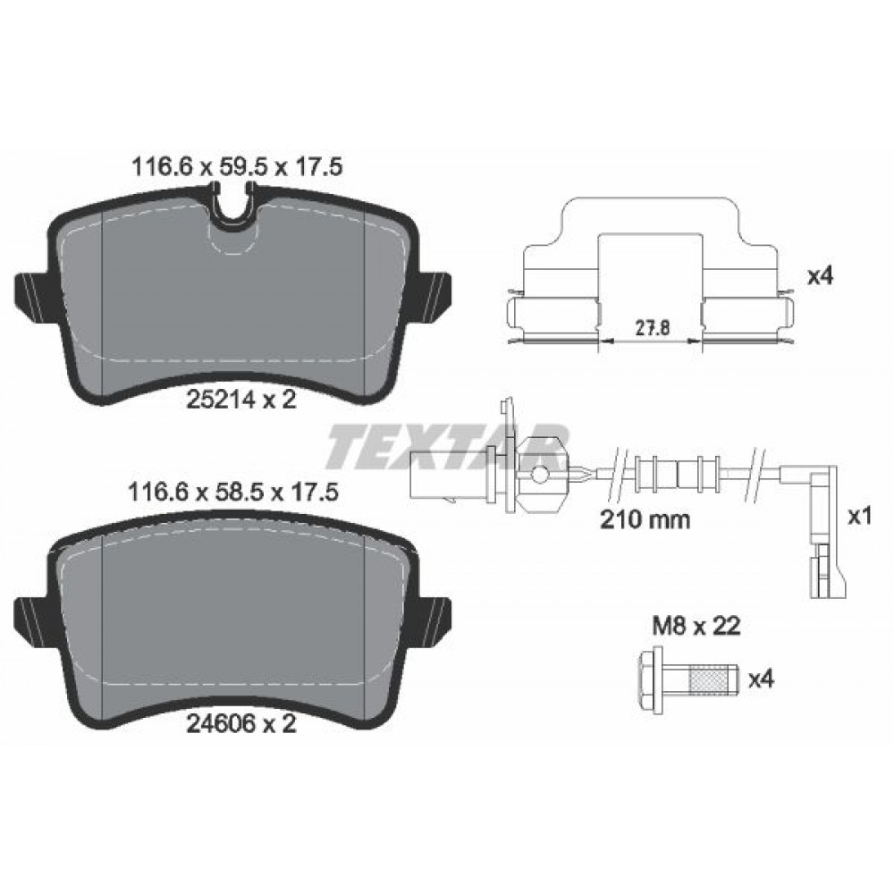 TEXTAR ΔΙΣΚΟΦΡΕΝΑ AUDI TEXTAR ΔΙΣΚΟΦΡΕΝΑ AUDI