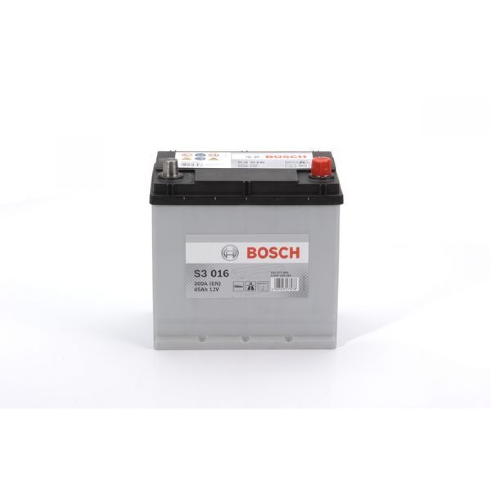 BOSCH ΜΠΑΤΑΡΙΑ S3 GREY LINE (45Ah/300A) ΔΕΞ. 219x135x225 ΧΟΝΤΡΟΣ ΠΟΛΟΣ