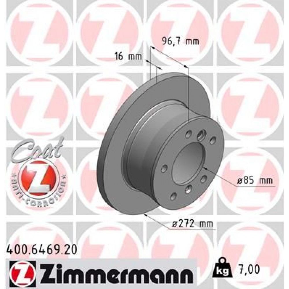 ZIMMERMANN (Z 1442.20) ΔΙΣΚ\ΚΕΣ MERCEDES COAT Z ZIMMERMANN (Z 1442.20) ΔΙΣΚ\ΚΕΣ MERCEDES COAT Z