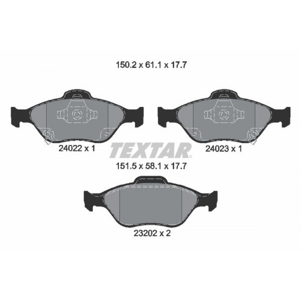 TEXTAR ΔΙΣΚΟΦΡΕΝΑ TOYOTA TEXTAR ΔΙΣΚΟΦΡΕΝΑ TOYOTA