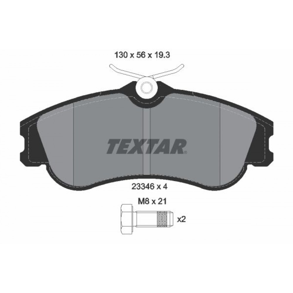 TEXTAR (634 00) ΔΙΣΚΟΦΡΕΝΑ CITROEN