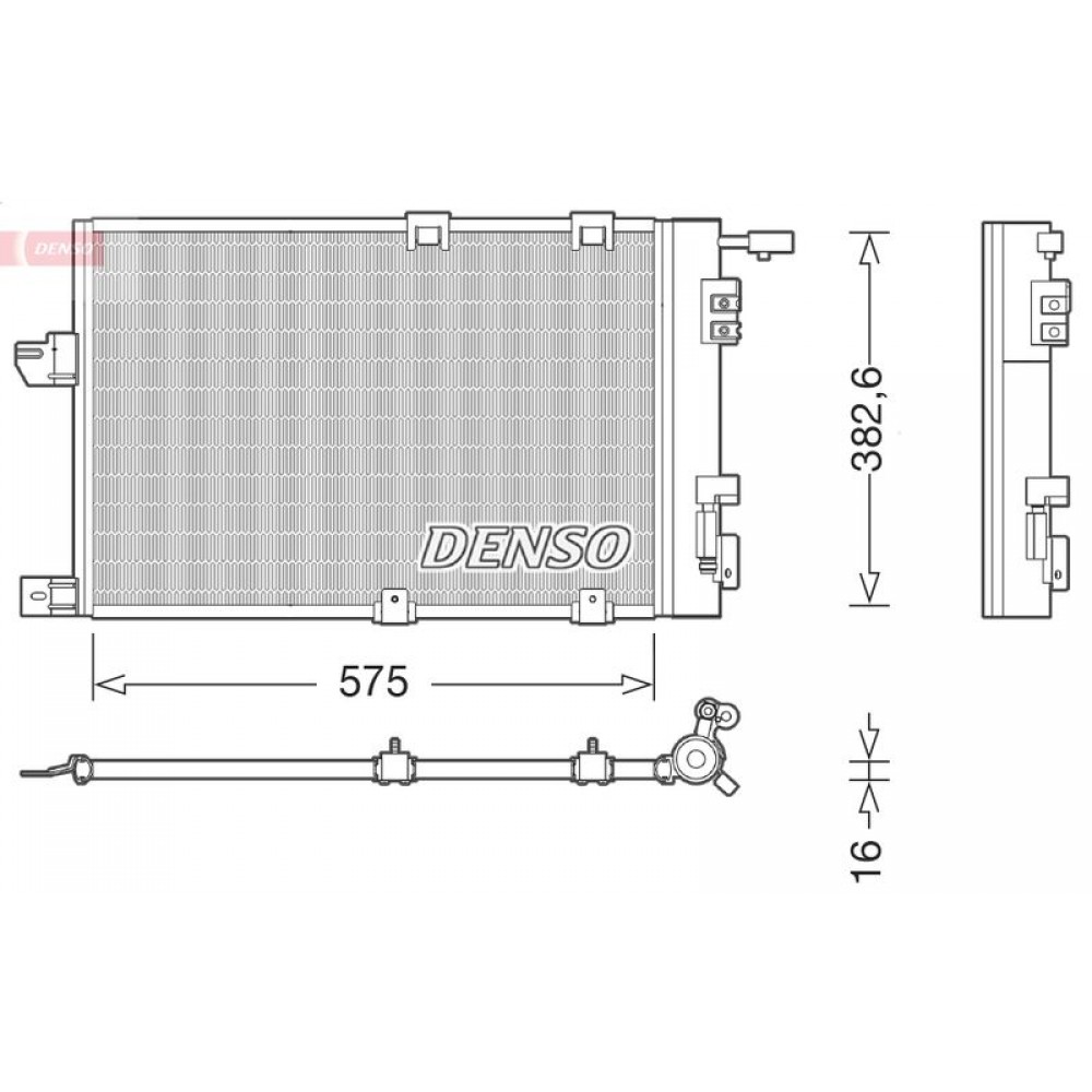 ΨΥΓΕΙΟ A/C OPEL ASTRA G 1.6,1.8 <05 DENSO ΨΥΓΕΙΟ A/C OPEL ASTRA G 1.6,1.8 <05 DENSO