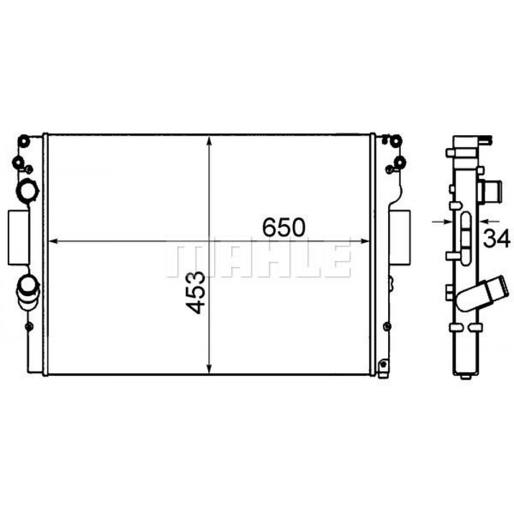 MAHLE-BEHR ΨΥΓΕΙΟ ΜΗΧΑΝΗΣ MAHLE-BEHR ΨΥΓΕΙΟ ΜΗΧΑΝΗΣ