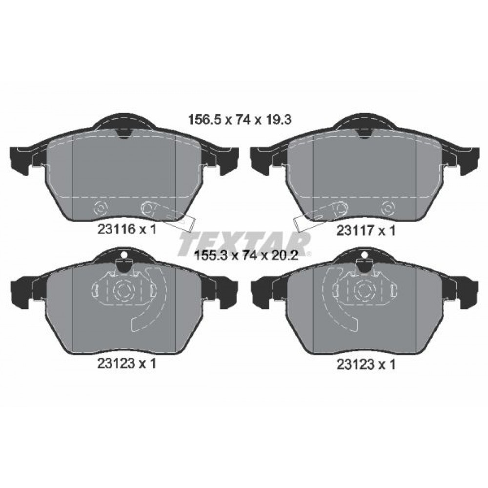 TEXTAR (390 32) #2311602# ΔΙΣΚΟΦΡΕΝΑ OPEL