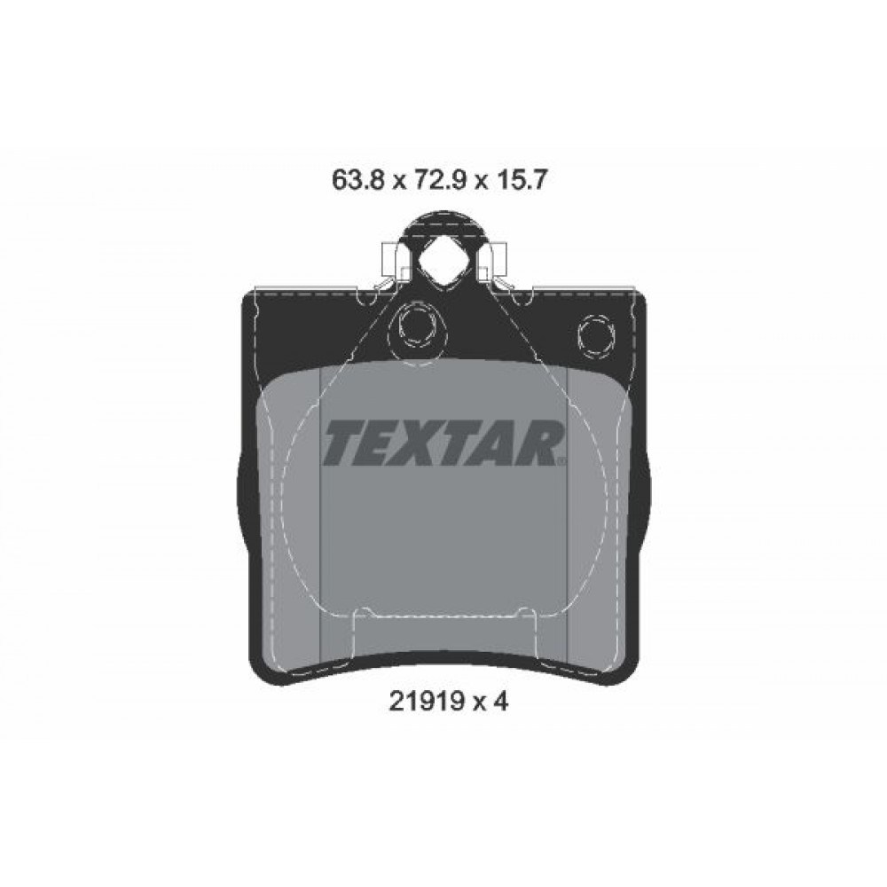 TEXTAR (678 00/16147) ΔΙΣΚΟΦΡΕΝΑ MERCEDES
