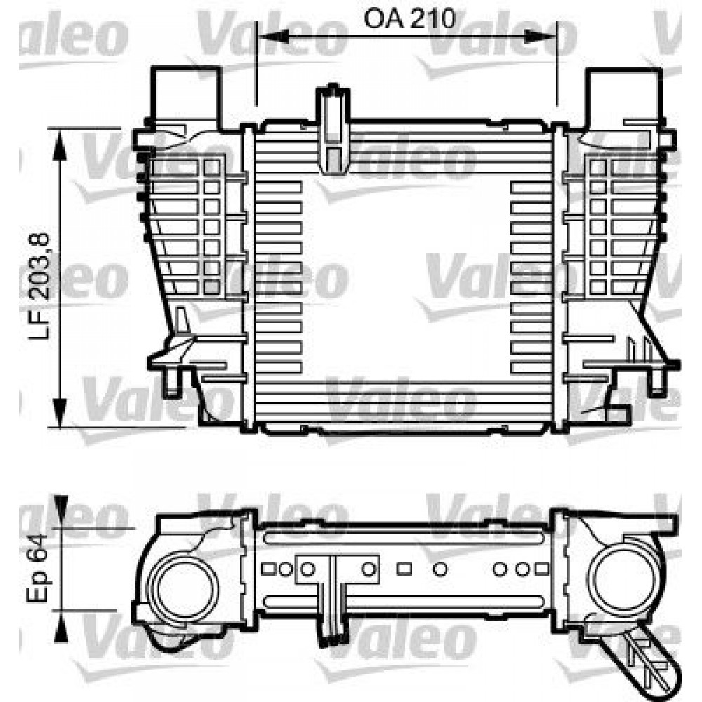 VALEO ΨΥΓΕΙΟ INTERCOOLER VALEO ΨΥΓΕΙΟ INTERCOOLER
