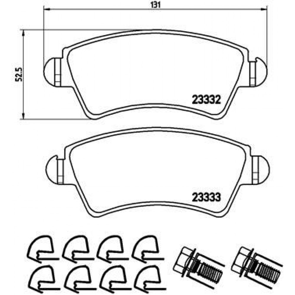 ΣΕΤ ΤΑΚ.ΕΜ.PEUGEOT 206 2.0HDI ΣΕΤ ΤΑΚ.ΕΜ.PEUGEOT 206 2.0HDI