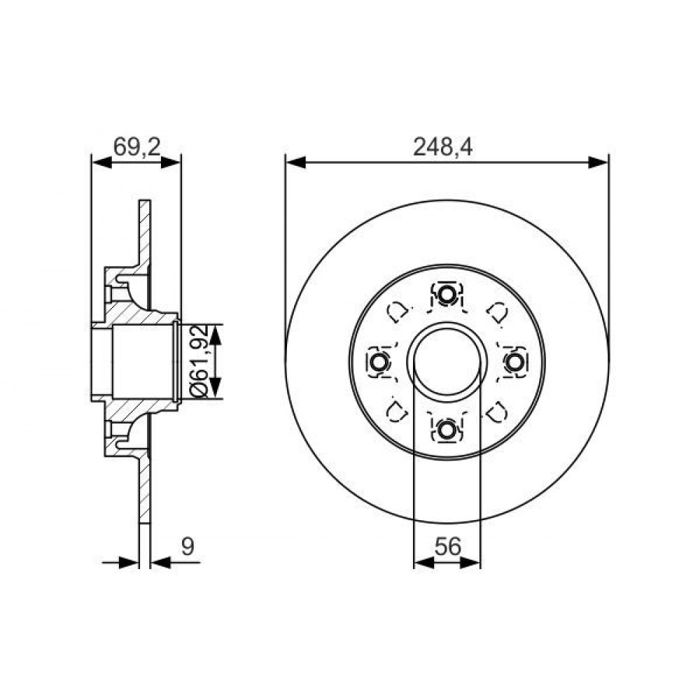 BOSCH ΔΙΣΚΟΠΛΑΚΕΣ BOSCH ΔΙΣΚΟΠΛΑΚΕΣ
