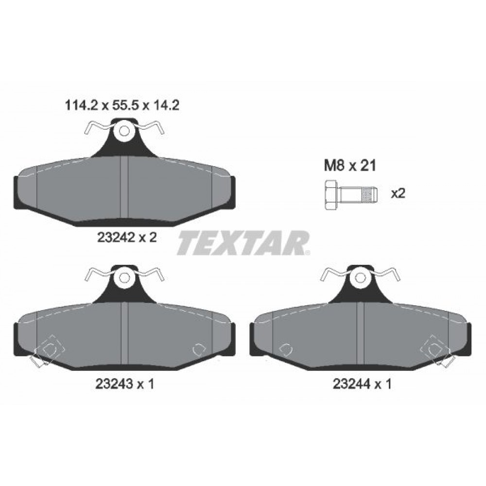 TEXTAR ΔΙΣΚΟΦΡΕΝΑ DAEWOO TEXTAR ΔΙΣΚΟΦΡΕΝΑ DAEWOO
