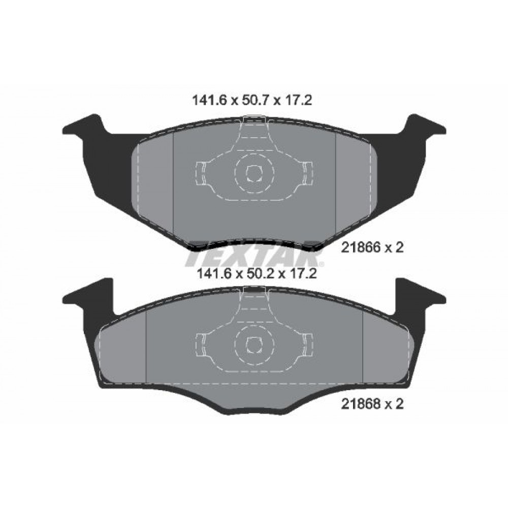 TEXTAR (609 10) ΔΙΣΚΟΦΡΕΝΑ V.W (17.2 mm) TEXTAR (609 10) ΔΙΣΚΟΦΡΕΝΑ V.W (17.2 mm)