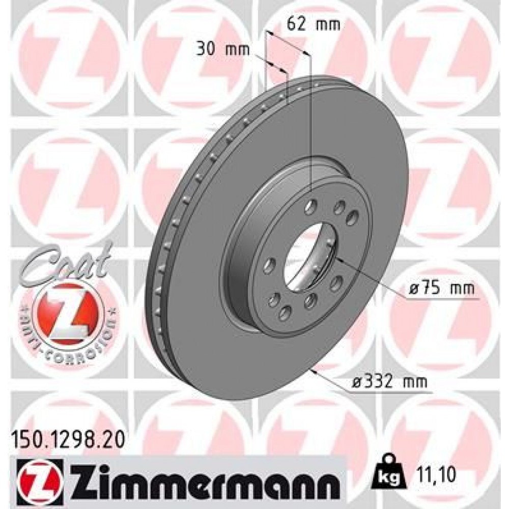 ZIMMERMANN ΔΙΣΚ\ΚΕΣ B.M.W COAT Z ZIMMERMANN ΔΙΣΚ\ΚΕΣ B.M.W COAT Z