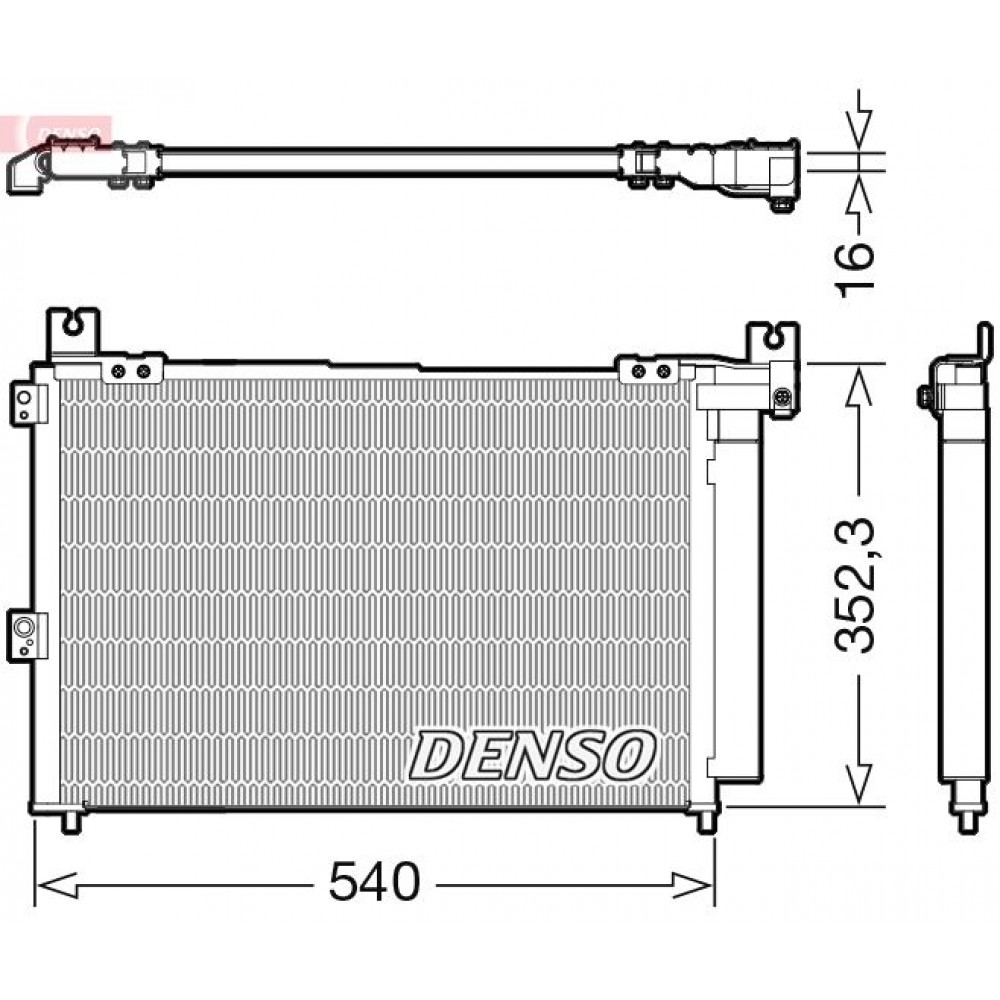 ΨΥΓΕΙΟ A/C FORD RANGER-MAZDA B-50 2.5 TDCI <12 DENSO ΨΥΓΕΙΟ A/C FORD RANGER-MAZDA B-50 2.5 TDCI <12 DENSO