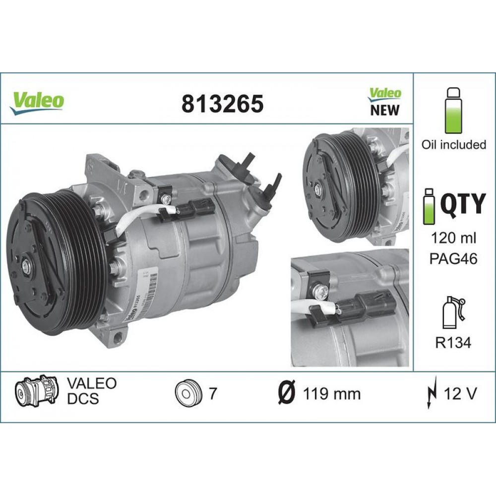 VALEO ΚΟΜΠΡΕΣΕΡ A/C
