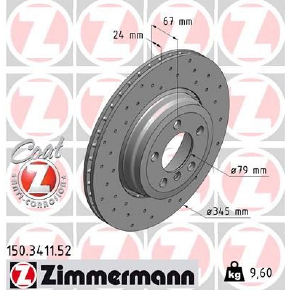 ZIMMERMANN ΔΙΣΚ/ΚΕΣ -1- SPORT BMW ZIMMERMANN ΔΙΣΚ/ΚΕΣ -1- SPORT BMW