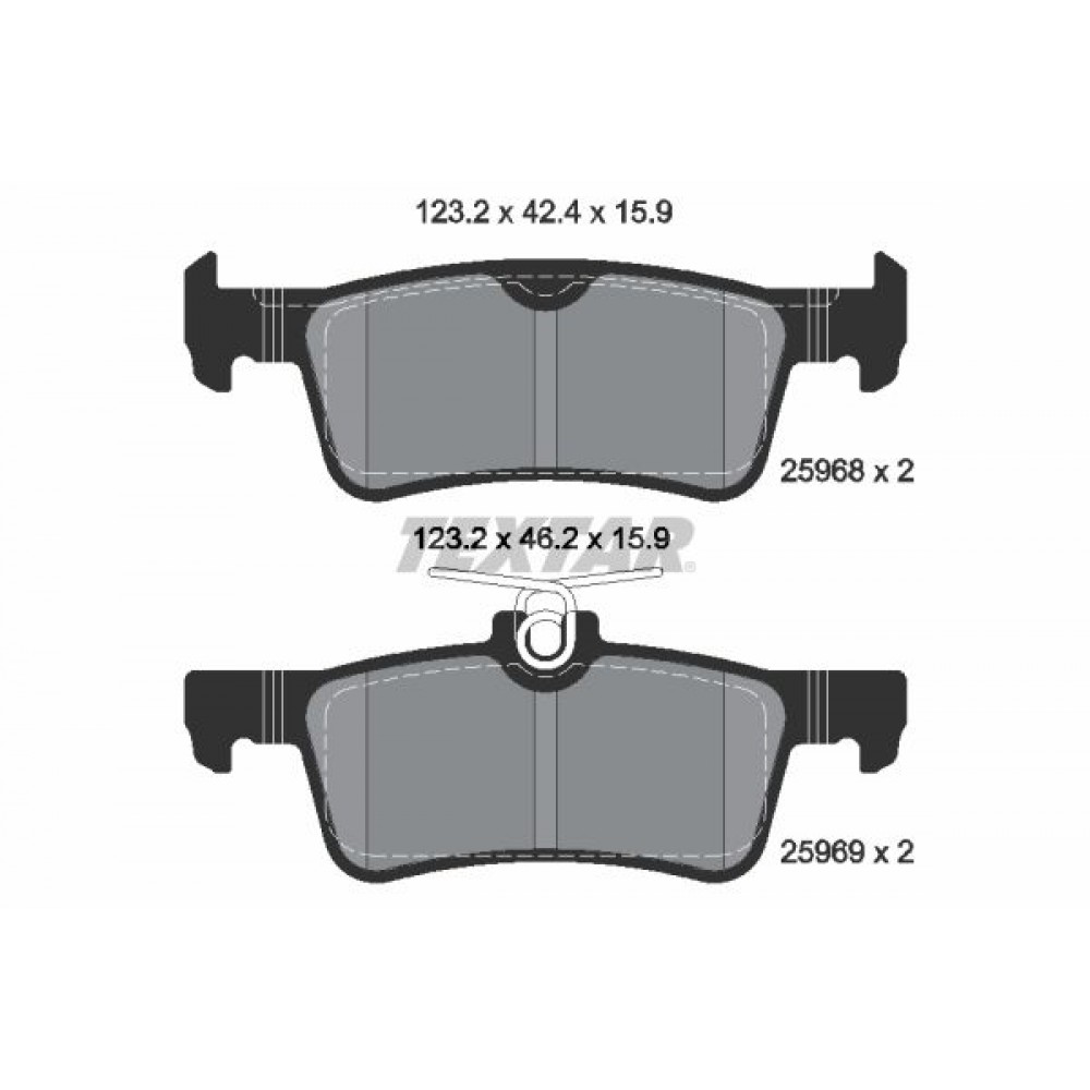 TEXTAR ΔΙΣΚΟΦΡΕΝΑ PEUGEOT