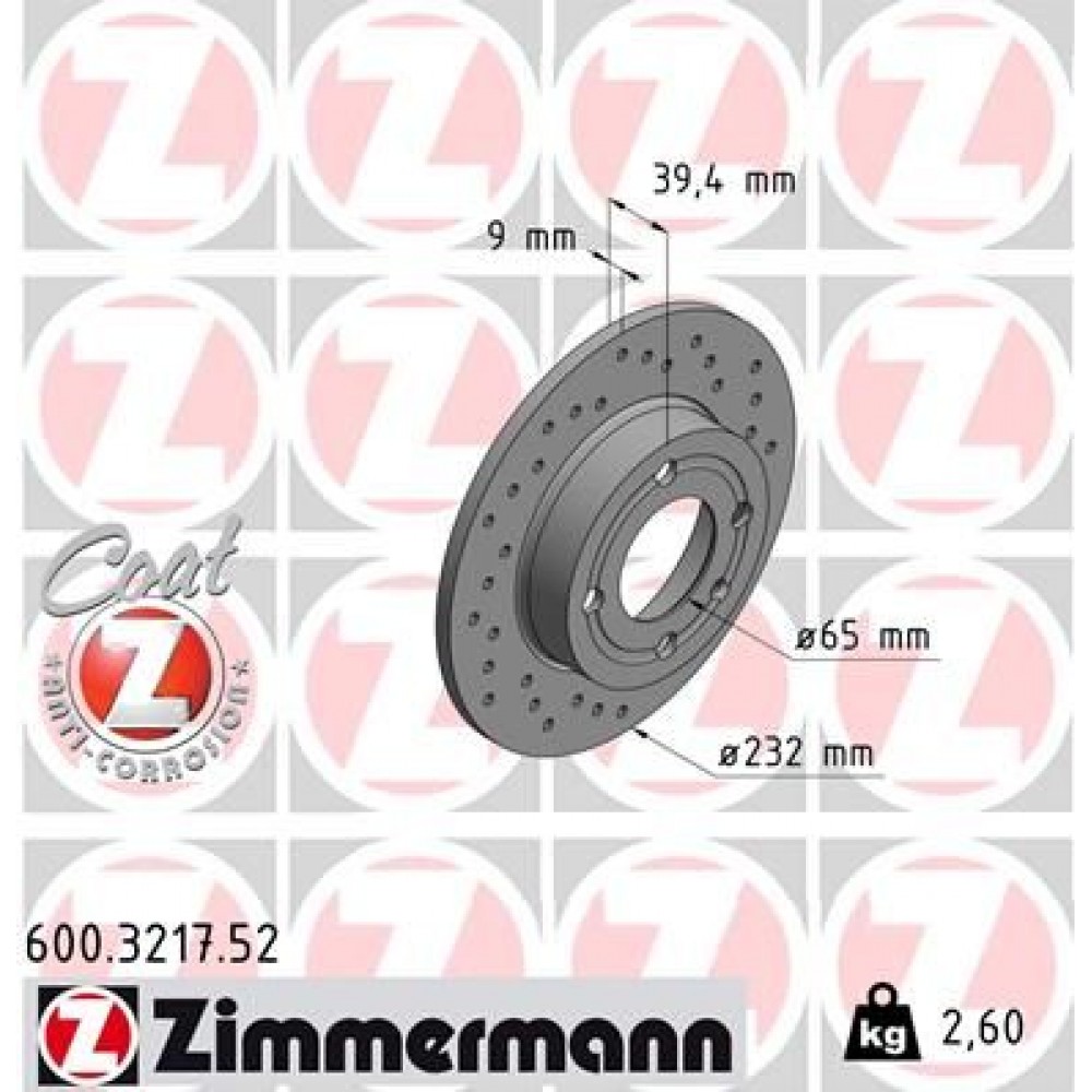 ZIMMERMANN ΔΙΣ/ΚΕΣ ΤΡΥΠΗΤΕΣ SPORT VAG ZIMMERMANN ΔΙΣ/ΚΕΣ ΤΡΥΠΗΤΕΣ SPORT VAG